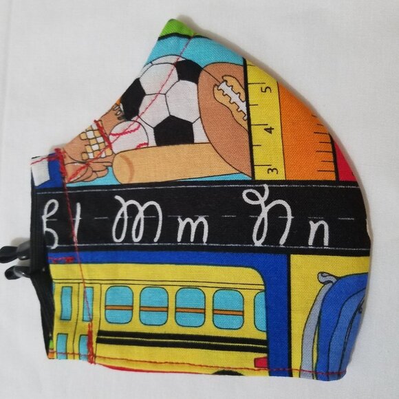 Lot of 3 Kids Face Mask with Nose Wire and Filter Pocket - Picture 11 of 14